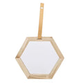 MAYEERTY Hexagon Mirror, Decor Mirror for Living Room, Foyer, Entryway, Bedroom, 11x10