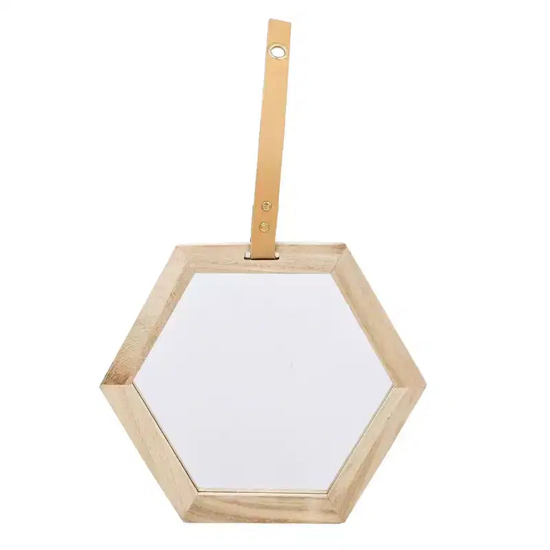 MAYEERTY Hexagon Mirror, Decor Mirror for Living Room, Foyer, Entryway, Bedroom, 11x10