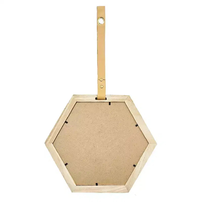 Hexagon Mirror, Decor Mirror for Living Room, Foyer, Entryway, Bedroom, 11x10
