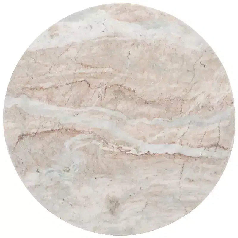 Augsburg Marble Coffee Table - COF2900A-2BX - Off White/Walnut