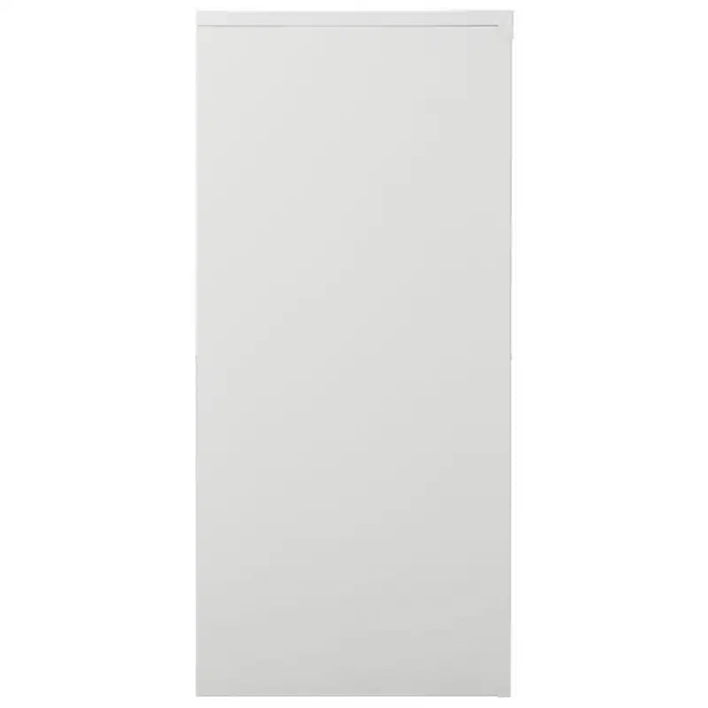 Sliding Door Cabinet White Steel Medium Locks