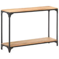 vidaXL Console Table 43.3x11.8x29.5 Solid Acacia Wood