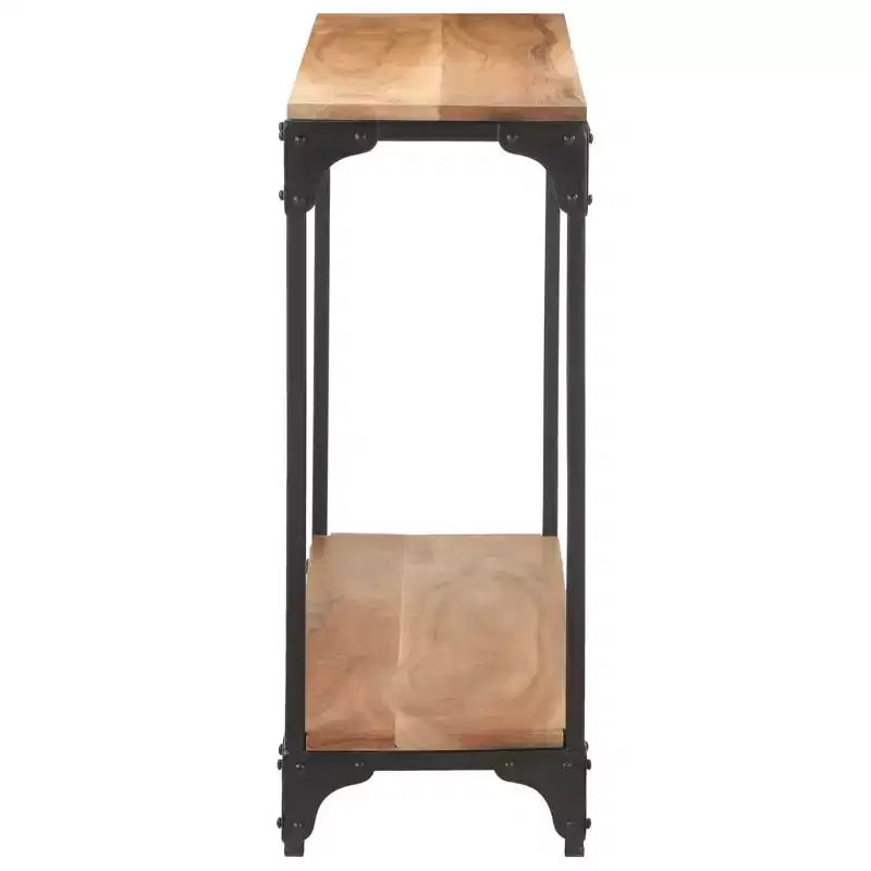 Console Table 43.3x11.8x29.5 Solid Acacia Wood