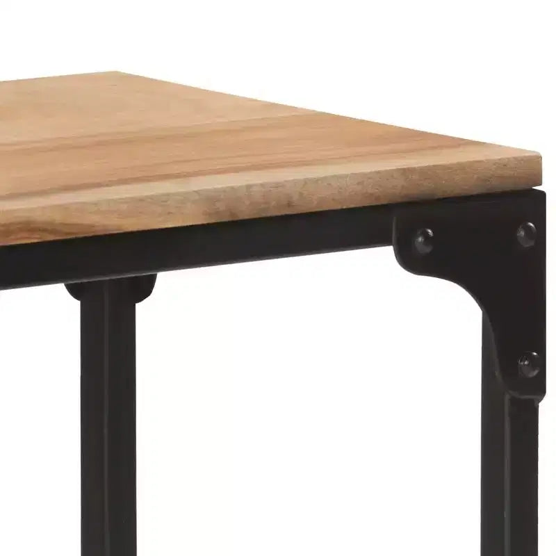 Console Table 43.3x11.8x29.5 Solid Acacia Wood