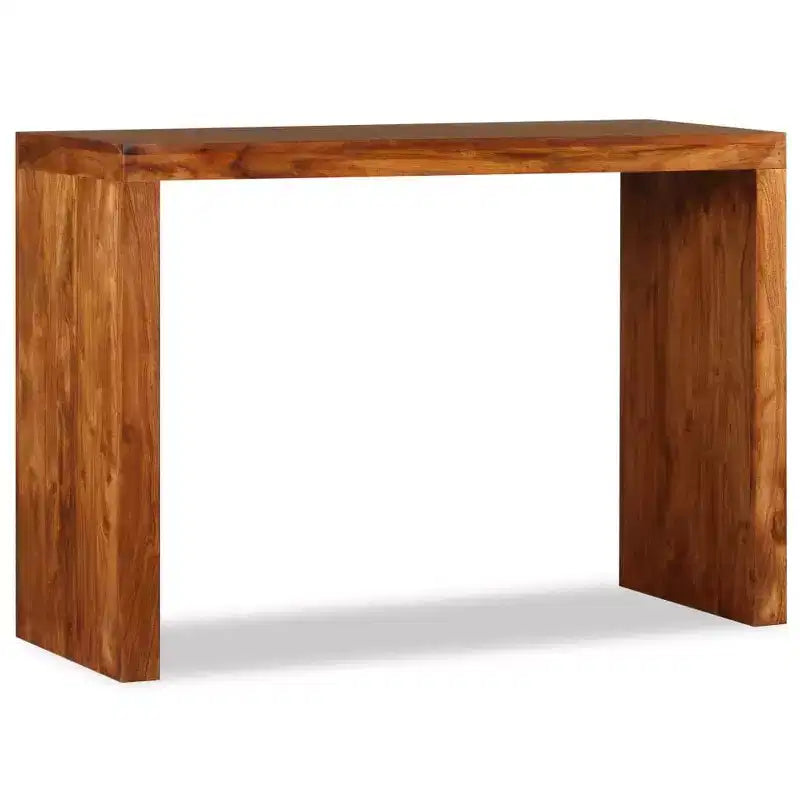 vidaXL Console Table Solid Wood with Honey Finish 43.3x15.7x29.9