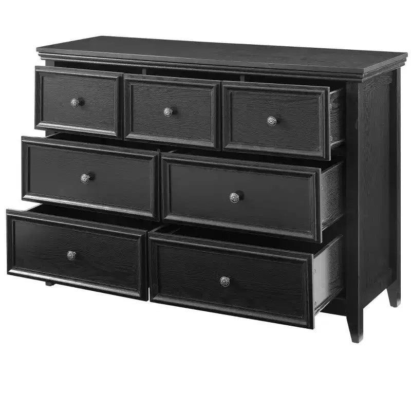 Commode de chambre à 7 tiroirs, Organisateur de placard pour chambre, salon ou entrée