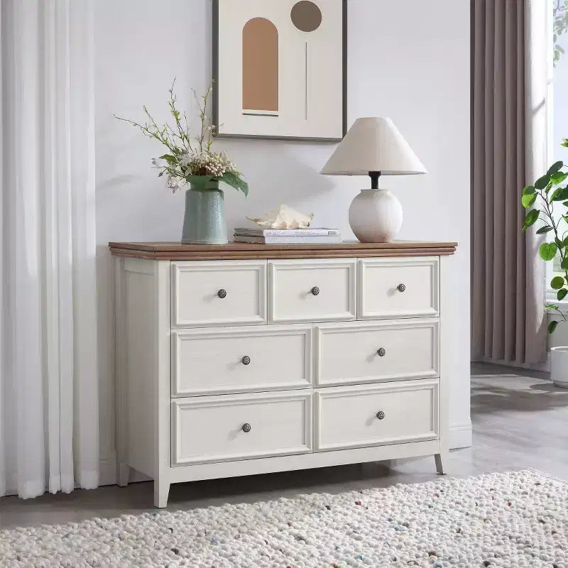 Modern 7-Drawer Chest Dresser, Closet Organizers for Bedroom, Living Room, or Entryway