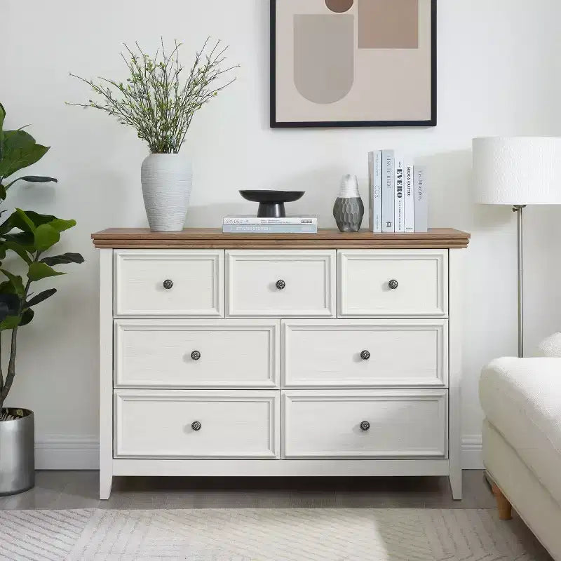 Modern 7-Drawer Chest Dresser, Closet Organizers for Bedroom, Living Room, or Entryway - Panipeachy