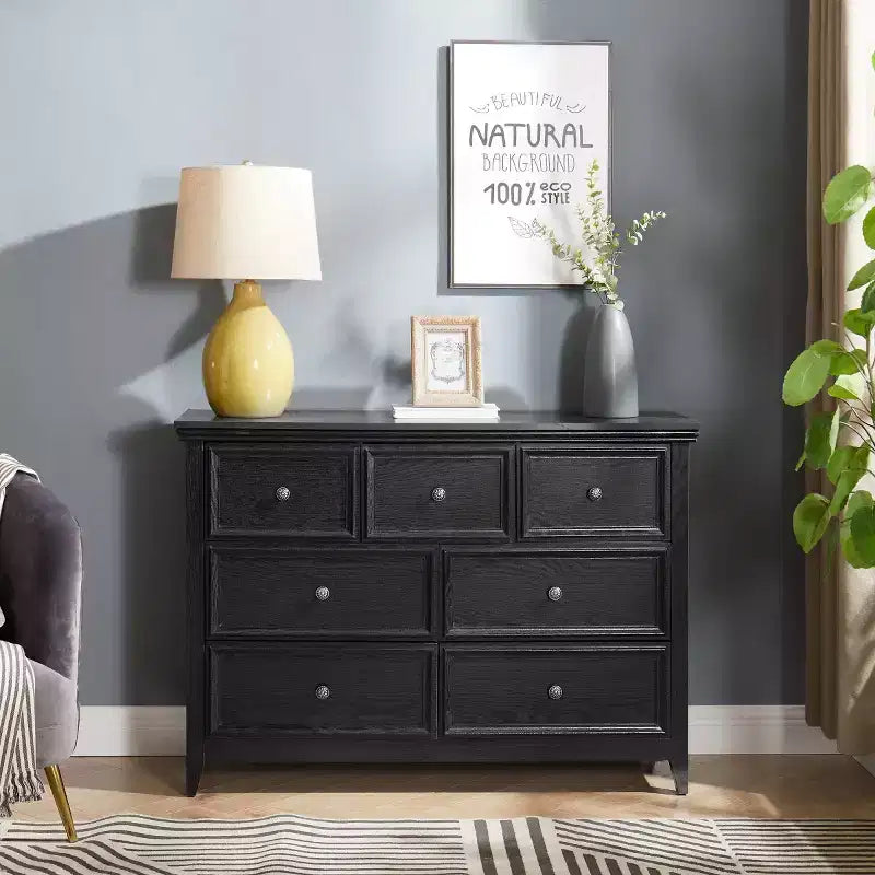 Modern 7-Drawer Chest Dresser, Closet Organizers for Bedroom, Living Room, or Entryway