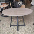 Round MDF & Iron Dining Table (New Model)