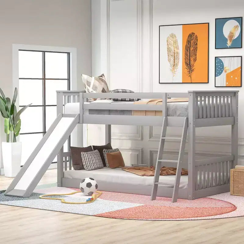 Dorsey Bunk Bed with Convertible Slide and Ladder