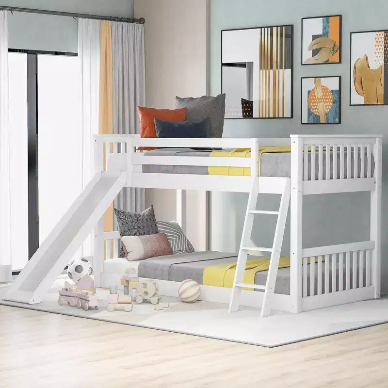 Dorsey Bunk Bed with Convertible Slide and Ladder