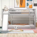 GDFStudio Dorsey Bunk Bed with Convertible Slide and Ladder