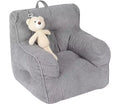 Kids Corduroy Bean Bag Chair 23x23x21 Inch 280GSM Polyester Plush Sponge Filling Floor Sofa for Boys Girls Reading Nook