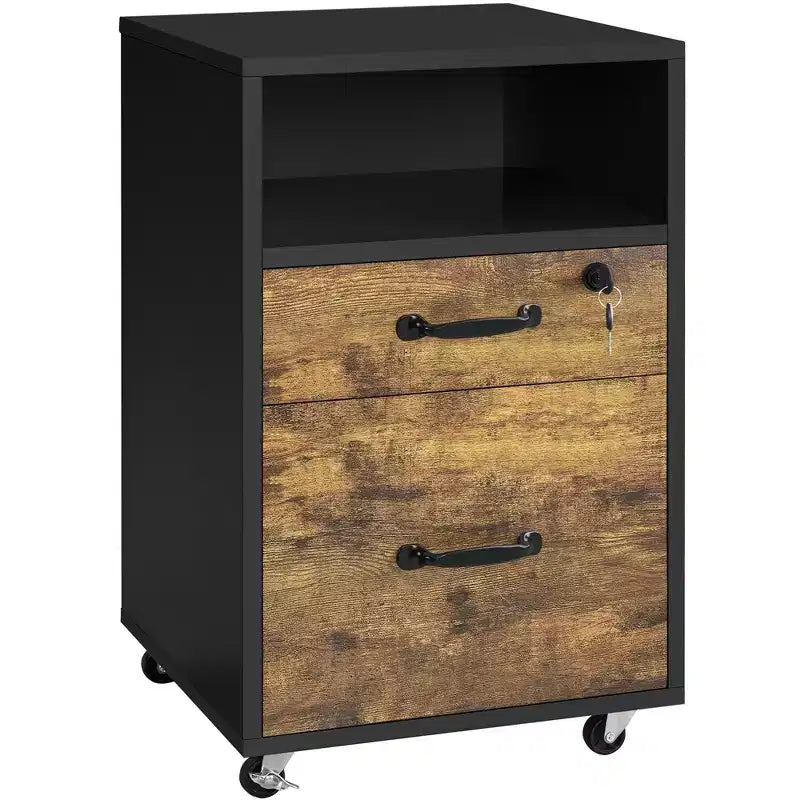 Vintage File Cabinet File Storage Organizer for Home and Office